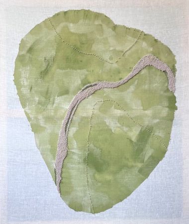 Александра Черникова (Картина, живопись - 
                  100 x 120 см) Зеленые земли