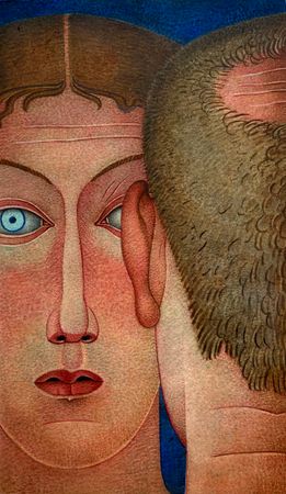 Иван Афонский (Авторская графика - 
                  17 x 29 см) Портрет 13