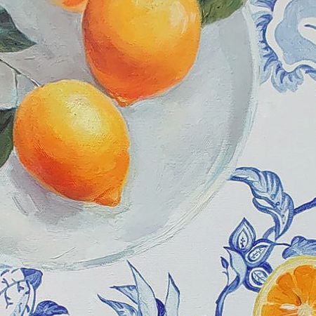 Анна Феллер (Картина, живопись - 
                  35 x 30 см) Series_Uncle Henri's treat_ Lemon