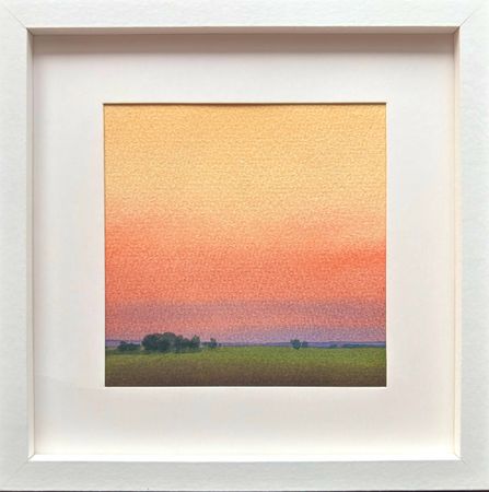 Александра Савина (Авторская графика - 
                  22 x 22 см) Степь