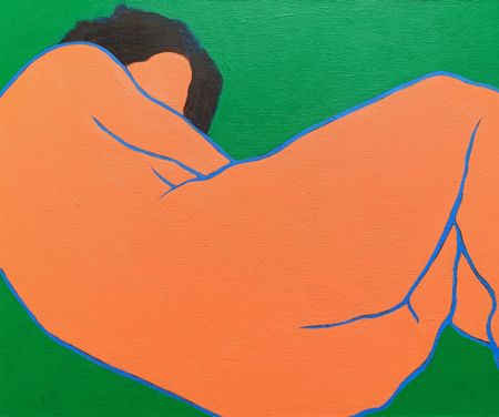 Дарья Петухова (Картина, живопись - 
                  60 x 50 см) Натурщица