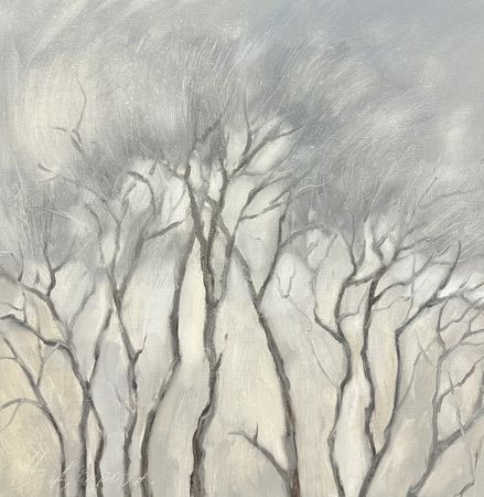 Анастасия Попова (Картина, живопись - 
                  60 x 60 см) Шепот ветвей