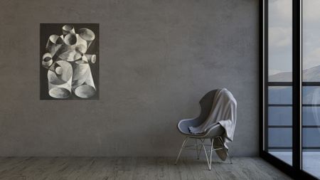 Лиля Ким (Картина, живопись - 
                  70 x 90 см) Конструкция поворот