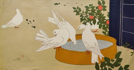 Рауф Туктар (Картина, живопись - 
                  85 x 45 см) Мир и покой