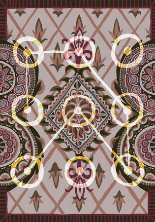 Лена Романовская (Графика цифровая (принты) - 
                  50 x 70 см) Ковер #4