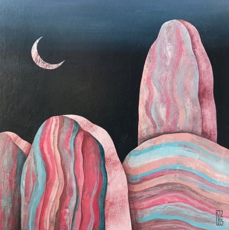 Наталья Порошина (Картина, живопись - 
                  50 x 50 см) Спящие