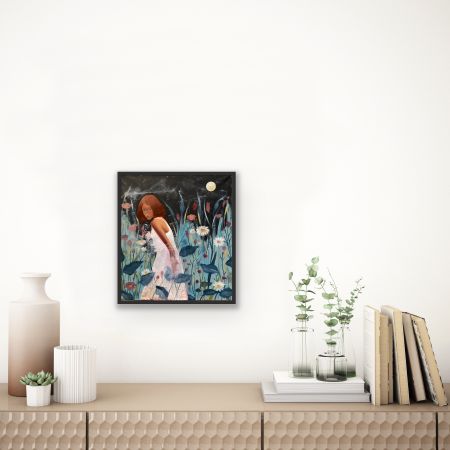 Нина Григель (Картина, живопись - 
                  45 x 50 см) В ночь на Ивана Купала