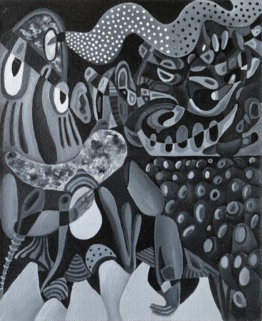 Леша Мелки (Картина, живопись - 
                  24 x 30 см) FRACTURE
