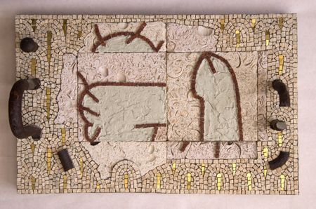 Сергей Бояринцев (Коллаж / ассамбляж - 
                  47 x 30 см) По поводу эстетики вандализма