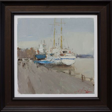 Евгений Бурцев (Картина, живопись - 
                  40 x 40 см) Этюд в СПб 26-6