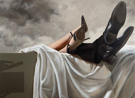 Татьяна Вафина (Картина, живопись - 
                  135 x 100 см) Любовь навсегда, дубль три