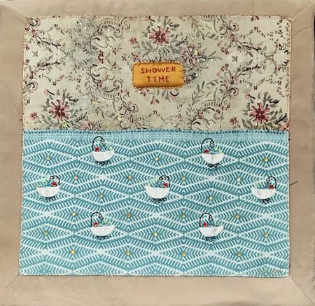 Оксана Муратова (Вышивка - 
                  50 x 50 см) Shower time