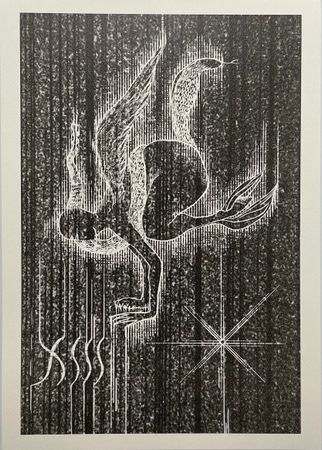 Саша Госмант (Авторская графика - 
                  30 x 42 см) 13 знак зодиака Змееносец