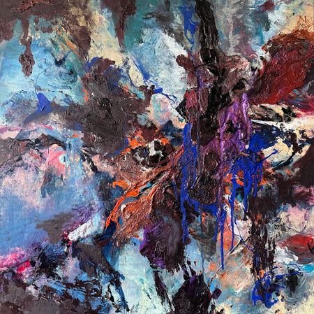 Светлана Федорова (Картина, живопись - 
                  76 x 76 см) Под покровом осени