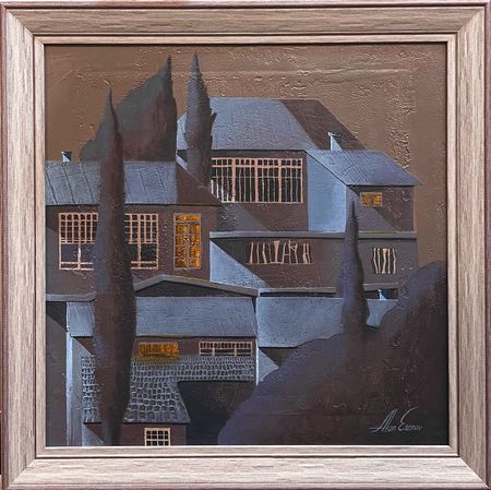 Алан Есенов (Картина, живопись - 
                  55 x 55 см) Ночь