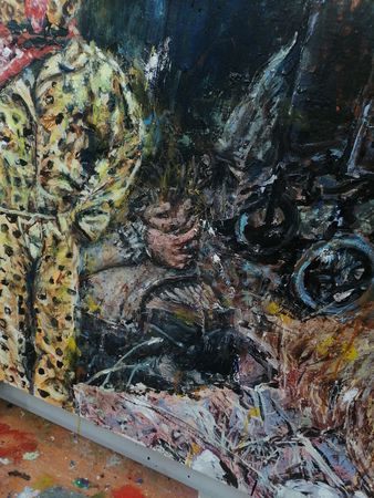 Роман Казус (Картина, живопись - 
                  120 x 90 см) Худшие причины для того, чтобы завести ребенка