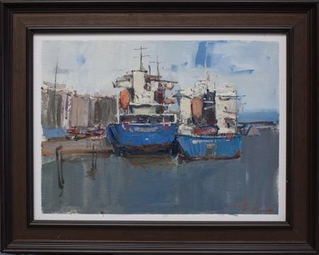 Евгений Бурцев (Картина, живопись - 
                  50 x 40 см) Этюд в СПб 26-4