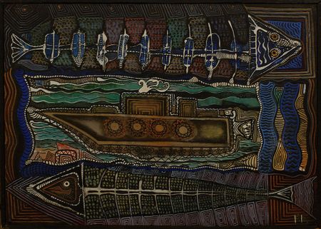 Белла Майсурадзе (Картина, живопись - 
                  70 x 50 см) Моби Дик