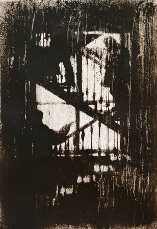 Valentine Solonski (Графика печатная - 
                  21.5 x 30.9 см) Лестница Академии