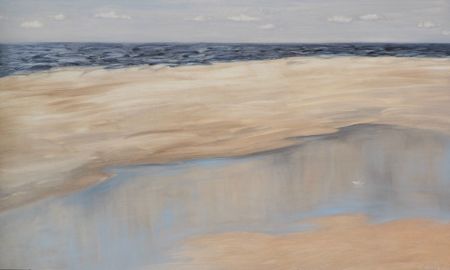 Анастасия Попова (Картина, живопись - 
                  200 x 120 см) На камском море опять хорошо