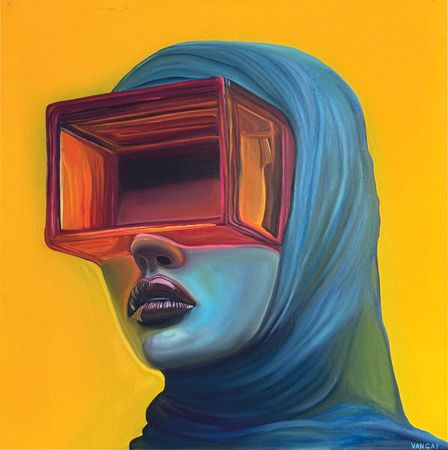 Иван Гарбузов (Картина, живопись - 
                  80 x 80 см) Принцесса Пустыни