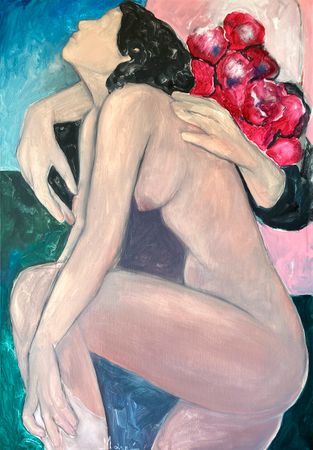 Валерия Молочкова (Картина, живопись - 
                  90 x 130 см) Уязвимость