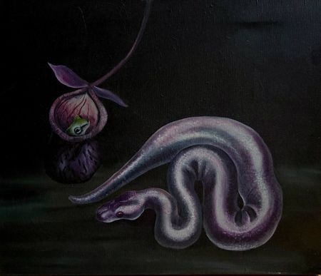 Лика Николаенко (Картина, живопись - 
                  40 x 35 см) Безысходность