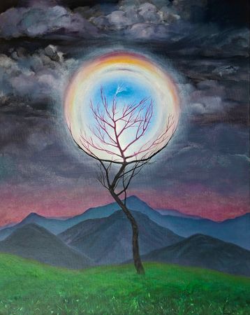 Ева Аракчеева (Картина, живопись - 
                  80 x 100 см) Метафора 7. Рефлекс