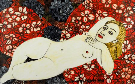 Люся Воронова (Картина, живопись - 
                  80 x 50 см) Ночь в Китае