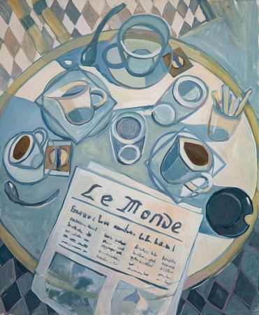 Анастасия Лимонова (Картина, живопись - 
                  50 x 60 см) Le Monde