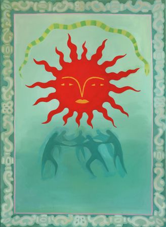 Анастасия Лимонова (Картина, живопись - 
                  50 x 70 см) Солнцестояние