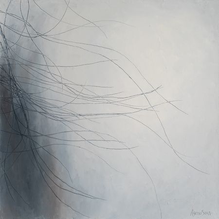 Юлия Агеносова (Картина, живопись - 
                  40 x 40 см) Травы райского сада №4