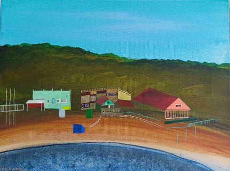 Лидия Гордеенко (Картина, живопись - 
                  40 x 30 см) Озеро Талкас