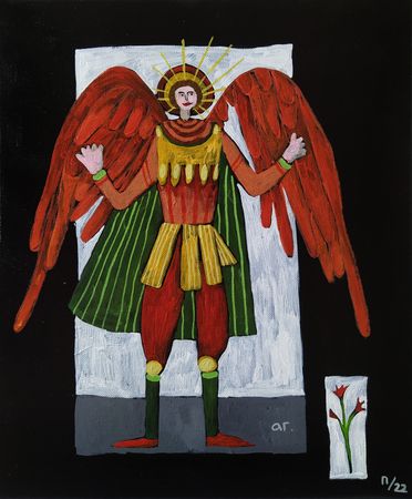 Катя Попченко (Картина, живопись - 
                  33 x 40 см) Gavriil