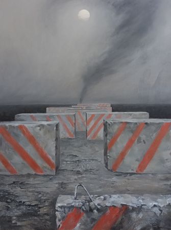 Александр и Светлана Рощенко (Картина, живопись - 
                  80 x 100 см) Тупик