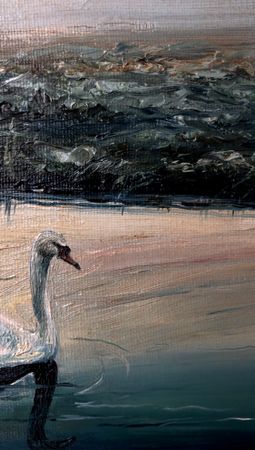 Маргарита Басалей (Картина, живопись - 
                  25 x 25 см) Ранним утром