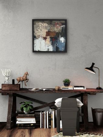 Евгений Бурцев (Картина, живопись - 
                  50 x 50 см) Капитуляция