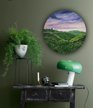 Мила Bezú (Картина, живопись - 
                  60 x 60 см) Jungle before the storm