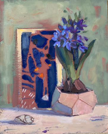 Алина Буглеева (Авторская графика - 
                  20 x 30 см) Гиацинт
