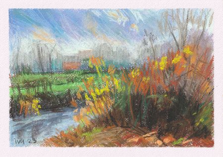 Татьяна Ивченкова (Авторская графика - 
                  29.7 x 21 см) Осень