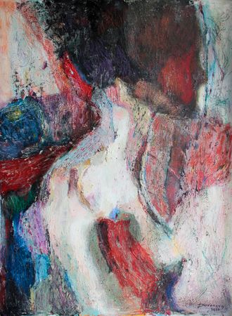 Елена Дуванова (Авторская графика - 
                  50 x 70 см) Интроверт