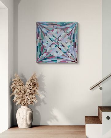 Марина Астахова (Картина, живопись - 
                  80 x 80 см) Crystal III