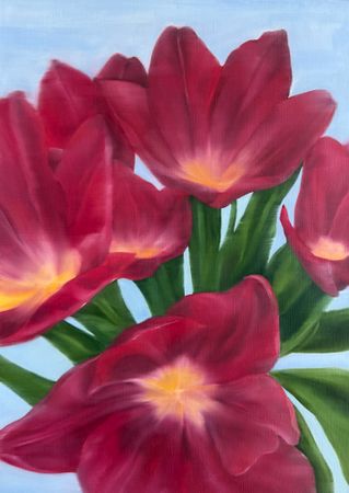 Инна Сумина (Картина, живопись - 
                  50 x 70 см) Загадка