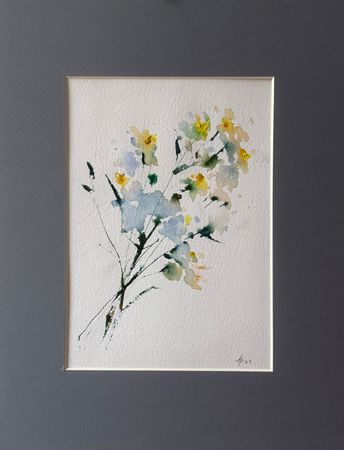 Арина Бекар (Авторская графика - 
                  30 x 40 см) Утренний свет