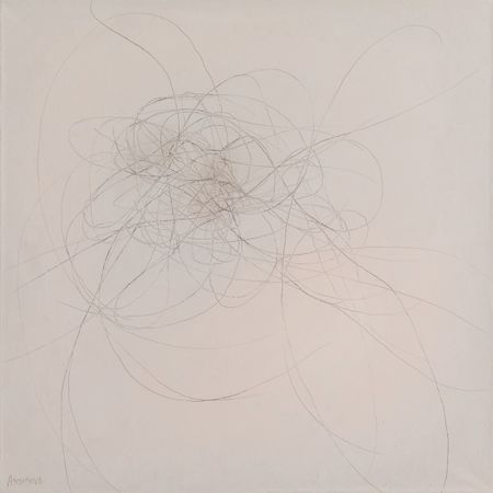 Юлия Агеносова (Картина, живопись - 
                  60 x 60 см) Обет молчания. День 11-й