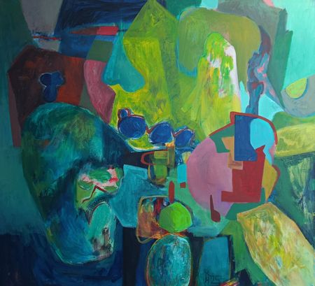 Наталья Хохонова (Картина, живопись - 
                  110 x 100 см) Обитаемый остров