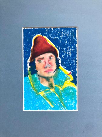 Анастасия Керекеша (Авторская графика - 
                  20 x 25 см) Человек в борьбе с февралем