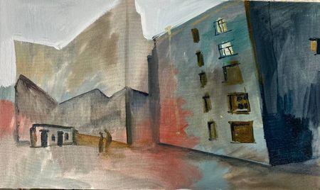 Полина Федотова (Картина, живопись - 
                  50 x 30 см) Без названия