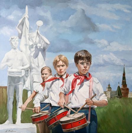 Анна Белан (Картина, живопись - 
                  90 x 90 см) Ритм