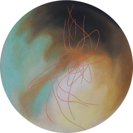 Юлия Агеносова (Картина, живопись - 
                  90 x 90 см) КЕНОТАФ №12